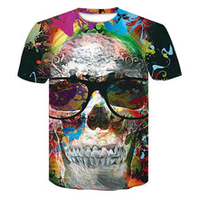 Load image into Gallery viewer, Skull 3D T-shirt