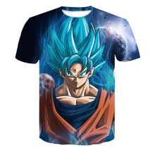 Load image into Gallery viewer, Saiyan God Blue Vegeta 3D T-shirt
