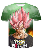 Load image into Gallery viewer, Saiyan God Blue Vegeta 3D T-shirt