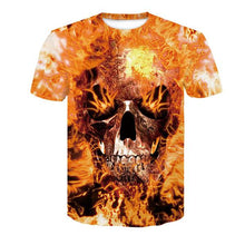 Load image into Gallery viewer, Skull Poker 3D T-shirt