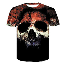 Load image into Gallery viewer, Skull Poker 3D T-shirt