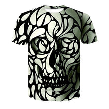 Load image into Gallery viewer, Skull Poker 3D T-shirt