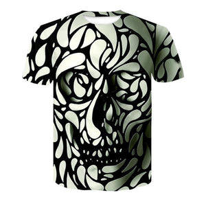 Skull Poker 3D T-shirt