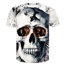 Load image into Gallery viewer, Skull Poker 3D T-shirt