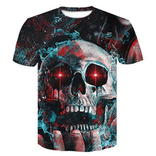 Load image into Gallery viewer, Skull Poker 3D T-shirt