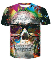 Load image into Gallery viewer, Skull 3D T-shirt