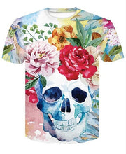 Load image into Gallery viewer, Skull 3D T-shirt