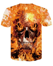 Load image into Gallery viewer, Skull 3D T-shirt
