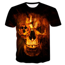 Load image into Gallery viewer, Skull Printing 3D T-shirt
