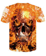Load image into Gallery viewer, Skull Printing 3D T-shirt