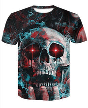 Load image into Gallery viewer, Skull Printing 3D T-shirt