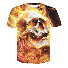 Load image into Gallery viewer, Skull Printing 3D T-shirt