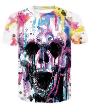 Load image into Gallery viewer, Skull Printing 3D T-shirt