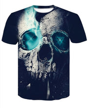 Load image into Gallery viewer, Tiger and Skull 3D T-shirt