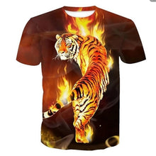 Load image into Gallery viewer, Tiger 3D T-shirt