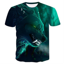 Load image into Gallery viewer, Newest Wolf 3D T-shirt