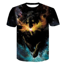 Load image into Gallery viewer, Newest Wolf 3D T-shirt