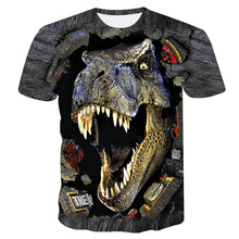 Load image into Gallery viewer, Dinosaur 3D T-shirt