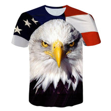 Load image into Gallery viewer, American flag Eagle 3D T-shirt