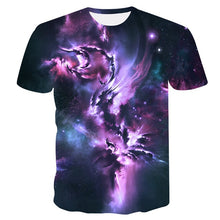 Load image into Gallery viewer, Space galaxy 3D T-shirt