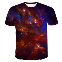 Load image into Gallery viewer, Space galaxy 3D T-shirt