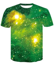 Load image into Gallery viewer, Space galaxy 3D T-shirt