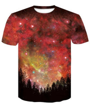 Load image into Gallery viewer, Space galaxy 3D T-shirt