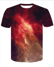 Load image into Gallery viewer, Space galaxy 3D T-shirt