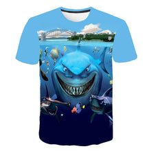 Load image into Gallery viewer, Fish pattern 3D T-shirt