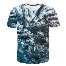 Load image into Gallery viewer, Fish pattern 3D T-shirt