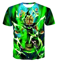 Load image into Gallery viewer, Super Saiya Broly 3D T-shirt