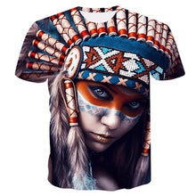 Load image into Gallery viewer, American indian 3D T-shirt