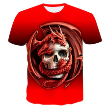 Load image into Gallery viewer, Skull 3D T-shirt