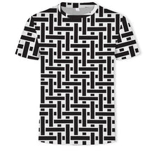 Load image into Gallery viewer, Geometric 3D T-shirt