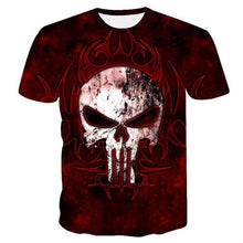 Load image into Gallery viewer, Blue Fire Snake 3D T-shirt