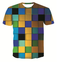 Load image into Gallery viewer, Plaid Toy 3D T-shirt