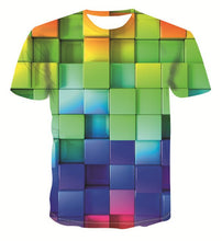 Load image into Gallery viewer, Plaid Toy 3D T-shirt