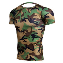 Load image into Gallery viewer, Army Green Camo 3D T-shirt