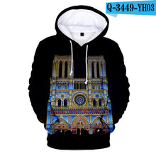 Load image into Gallery viewer, Architecture Notre Dame 3D Sweatshirt