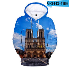 Load image into Gallery viewer, Architecture Notre Dame 3D Sweatshirt