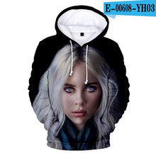 Load image into Gallery viewer, Billie Eilish 3D Sweatshirt