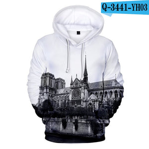 Notre Dame de Paris 3D Sweatshirt