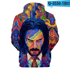John Wick 3D Sweatshirt