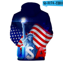 Load image into Gallery viewer, American Flag 3D Sweatshirt