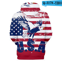 Load image into Gallery viewer, American Flag 3D Sweatshirt