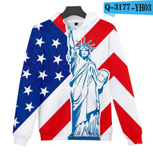 Load image into Gallery viewer, American Flag 3D Sweatshirt