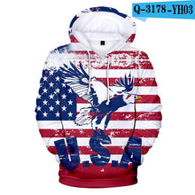 Load image into Gallery viewer, American Flag 3D Sweatshirt